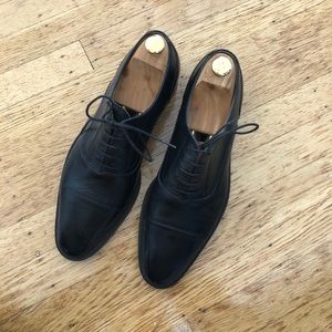 Mezlan Vero Cuoio Black Dress Shoes